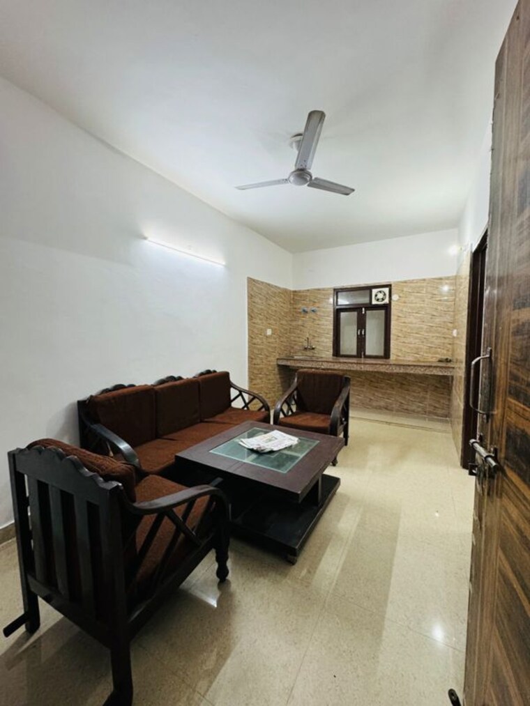 Living Room, saket 1 Bedroom 500 Sq.Ft. Builder Floor In Saket Delhi 10775444