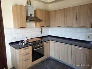 Kitchen in 3 BHK Apartment at Unitech Escape, Sector 50 – for Rent