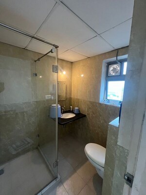 Bathroom in 3 BHK Apartment at Lanco Hills Apartments, Manikonda – for Rent
