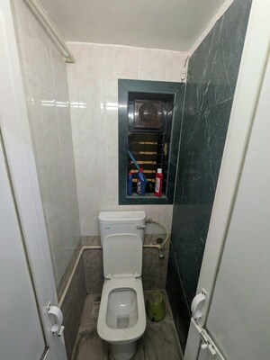 Bathroom in 2 BHK Apartment at Gokuldham Complex, Goregaon East – for Rent
