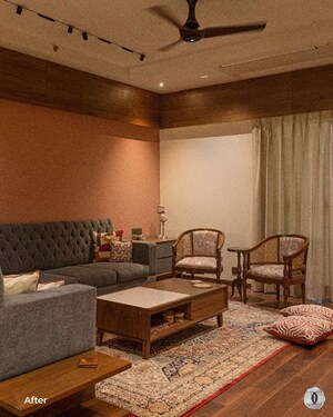 Living Room in 4 BHK Apartment at 3C Lotus 300, Sector 107 – for Rent
