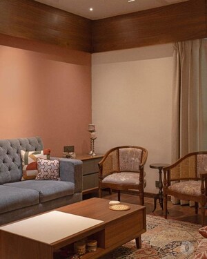 Living Room in 4 BHK Apartment at 3C Lotus 300, Sector 107 – for Rent
