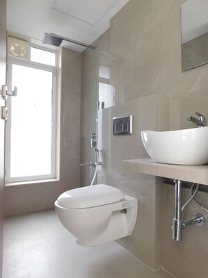 Bathroom in 2 BHK Apartment at Alliance Abhimanyu, Malad West – for Rent