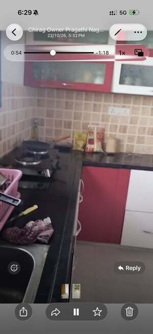 Furnished Amenities in 2 BHK Apartment at Candeur 40, Miyapur – for Rent