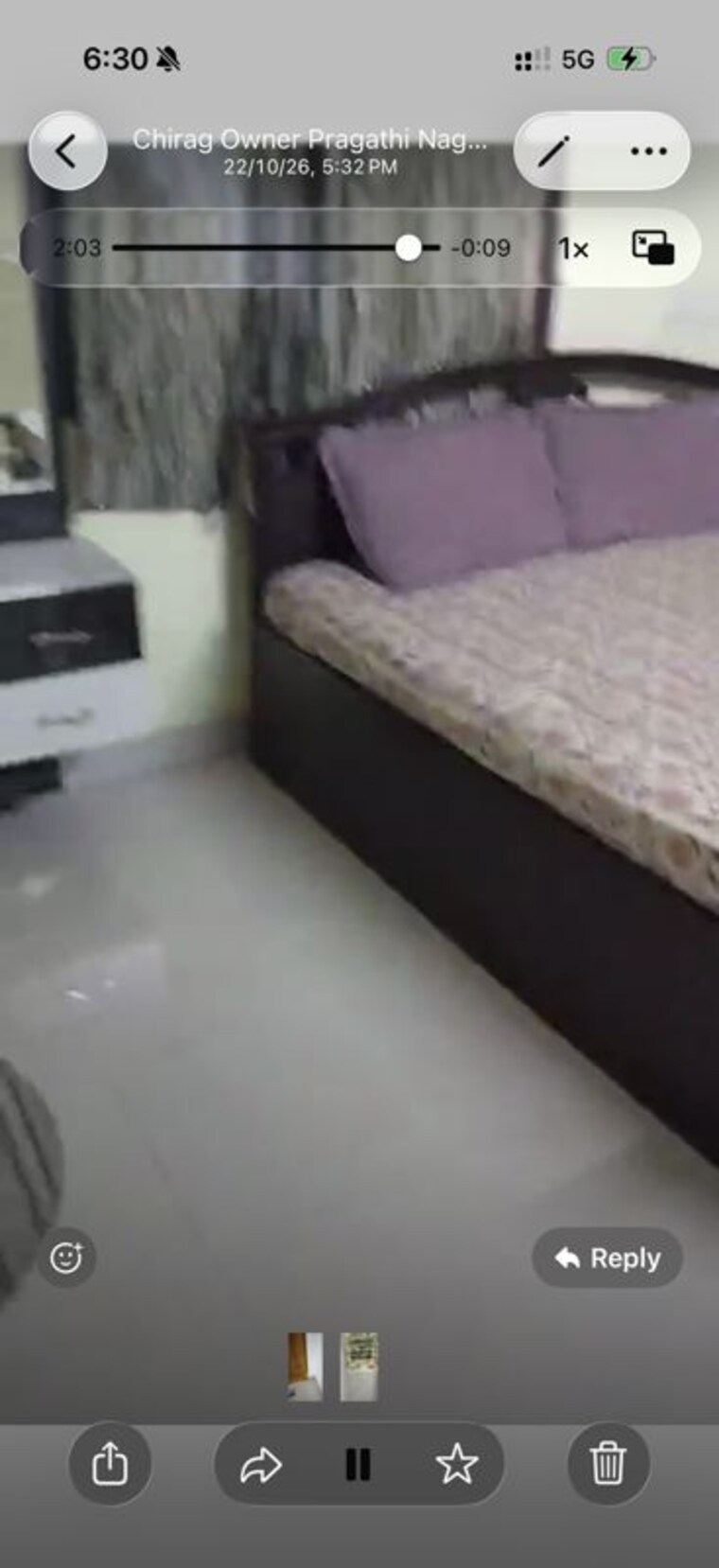 Bedroom, candeur-40 2 Bedroom 1240 Sq.Ft. Apartment In Miyapur Hyderabad 10775614