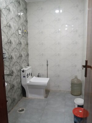 Bathroom in 1 BHK Builder Floor at Freedom Fighters Enclave – for Rent