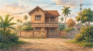  Independent House – Exterior View View at Madhavapatnam - for Sale