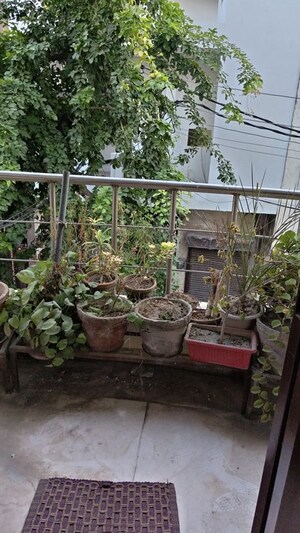 Balcony in 3 BHK Builder Floor at Mahindra Enclave – for Sale
