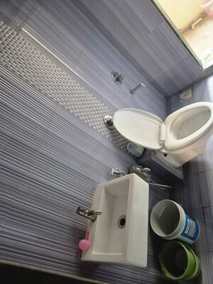Bathroom in 2 BHK Apartment at Paradise  Sai Jewel, Kharghar – for Rent