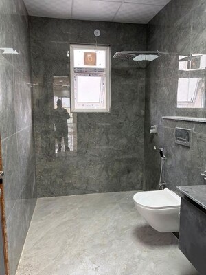 Bathroom in 3 BHK Builder Floor at Palam Vihar – for Rent