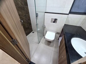 Bathroom in 3 BHK Apartment at Godrej Urban Park, Chandivali – for Rent