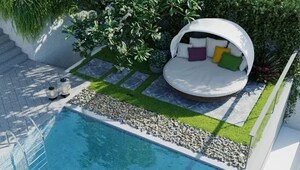 Swimming Pool in 4 BHK Apartment at K Raheja Maestro, Juhu – for Sale