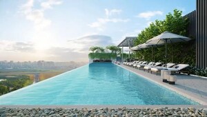 Swimming Pool in 4 BHK Apartment at K Raheja Maestro, Juhu – for Sale