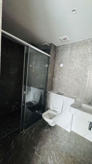 Bathroom in 3 BHK Apartment at Rustomjee Crown, Prabhadevi – for Rent
