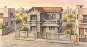  Independent House – Exterior View View at Pipaliya - for Sale