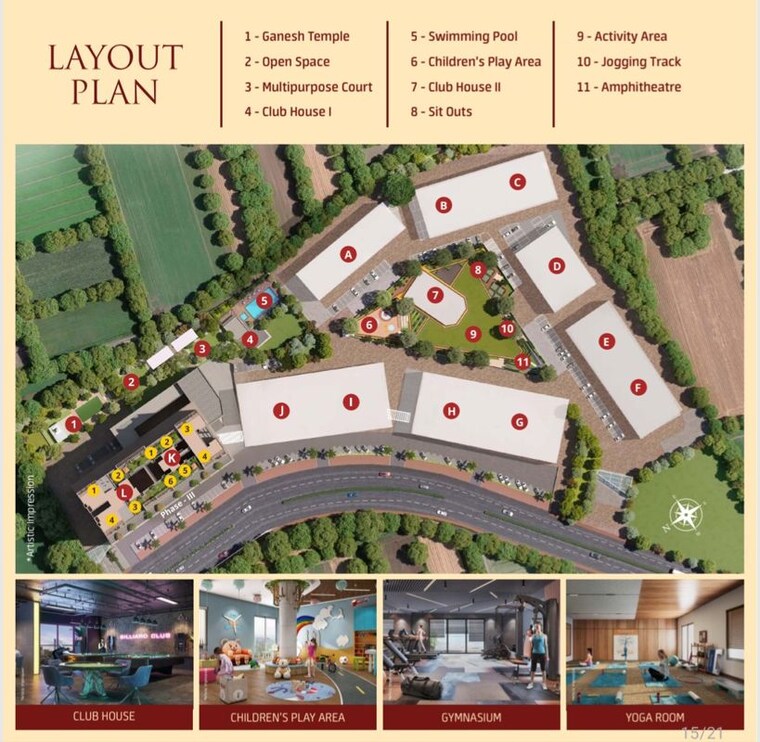 Master Plan, empire-square 3 Bedroom 1187 Sq.Ft. Apartment In Chinchwad Pune 10776058