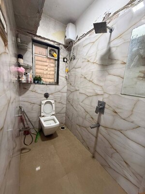 Bathroom in 4 BHK Apartment at Adani Group Western Heights, Andheri West – for Sale