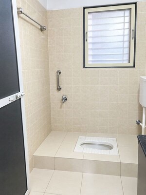 Bathroom in 1 BHK Apartment at Parsik Nagar – for Rent