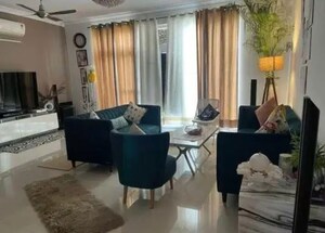 Living Room in 3 BHK Apartment at Rohtas Presidential Tower, Vibhuti Khand – for Rent
