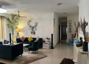 Living Room in 3 BHK Apartment at Rohtas Presidential Tower, Vibhuti Khand – for Rent