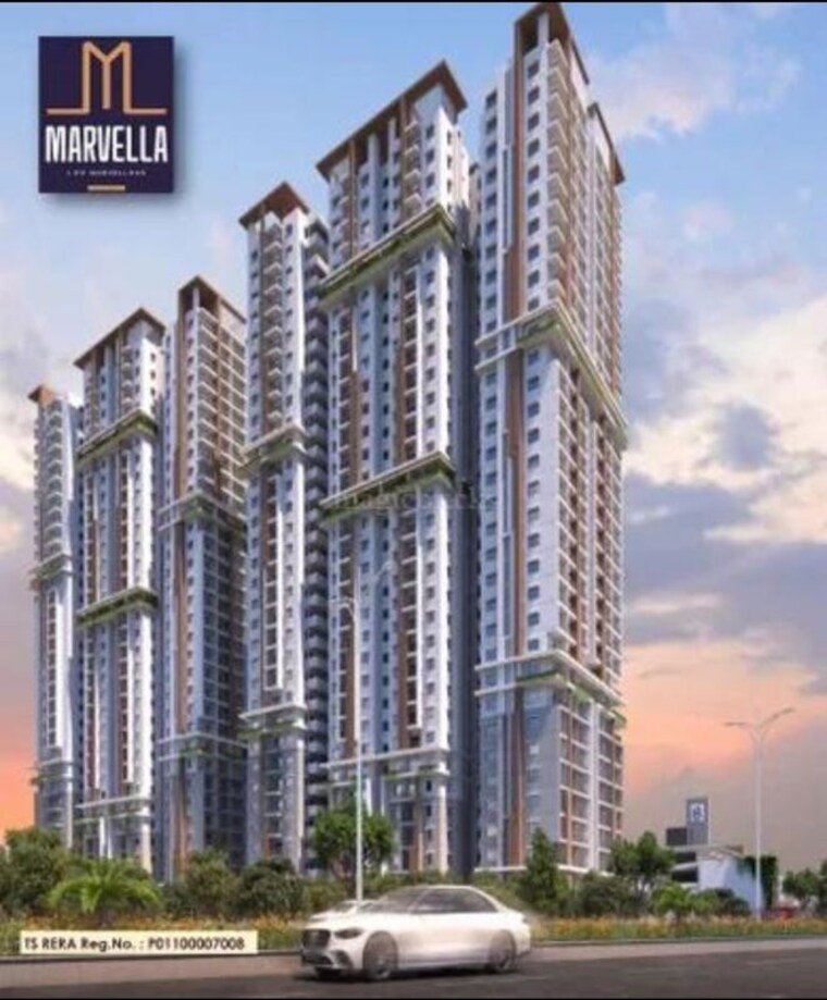 Exterior View, bricks-marvella 2 Bedroom 1385 Sq.Ft. Apartment In Tellapur Hyderabad 10776220