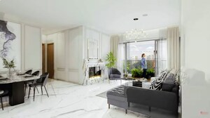 Kitchen in 3 BHK Apartment at Goel Ganga Imperia, Nibm Annexe – for Sale