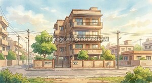  Apartment – Exterior View View at Palsana - for Sale