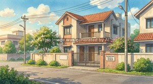  Independent House – Exterior View View at Olpad - for Sale