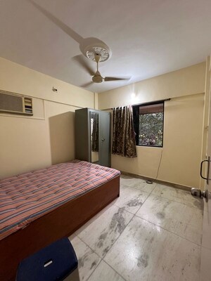 Bedroom in 1 BHK Apartment at Pavanputra CHS, Dahisar East – for Rent