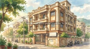  Apartment – Exterior View View at Tagore Nagar - for Sale