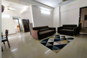 Living Room in 2 BHK Apartment at La Gloriosa Apartment, Kalyani Nagar – for Rent