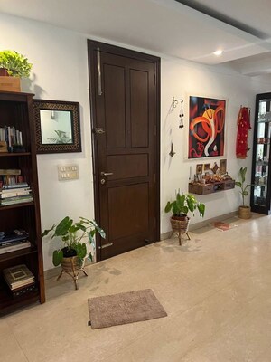 Living Room in 3 BHK Builder Floor at Gulmohar Park – for Sale