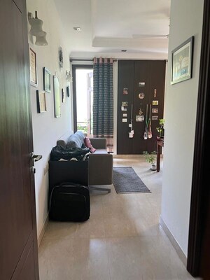 Living Room in 3 BHK Builder Floor at Gulmohar Park – for Sale