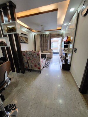 Living Room in 3 BHK Builder Floor at Greater Kailash I – for Rent