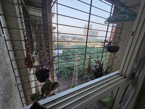 Balcony in 1 BHK Apartment at Lodha Amara, Kolshet Road – for Rent