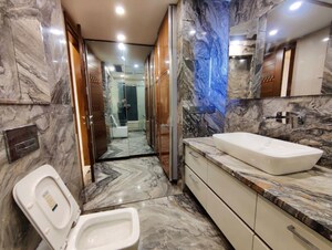 Bathroom in 3 BHK Builder Floor at Defence Colony – for Rent
