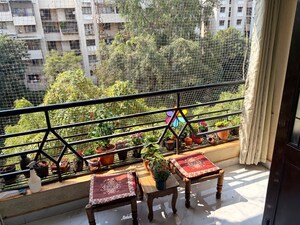 Balcony in 2 BHK Apartment at Mahesh Paradise, Aundh – for Sale
