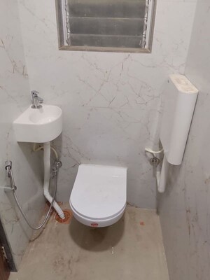 Bathroom in 1 BHK Apartment at The Green Sai Hill CHS, Borivali West – for Rent