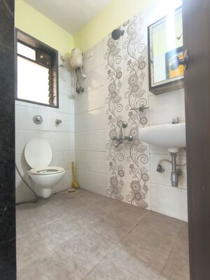Bathroom in 2 BHK Apartment at Madhuban CHS Dahisar West, Dahisar West – for Rent