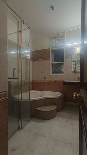 Bathroom in 4 BHK Builder Floor at Greater Kailash I – for Rent