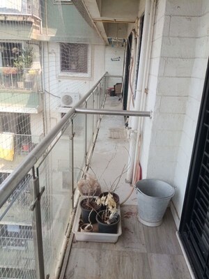 Balcony in 2.5 BHK Apartment at Relcon Rajat Dhaulagiri, Vile Parle East – for Rent