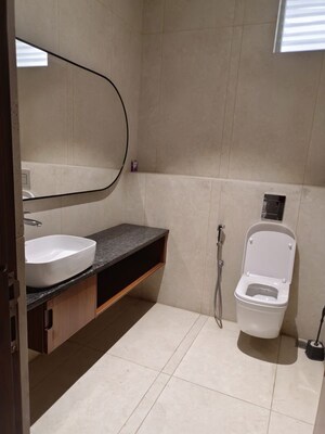 Bathroom in 4 BHK Builder Floor at Jubilee Hills – for Rent