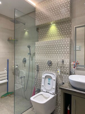 Bathroom in 4 BHK Apartment at Vasant Valley Ivy Tower, Malad East – for Sale