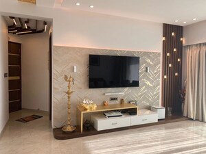 Living Room in 4 BHK Apartment at Vasant Valley Ivy Tower, Malad East – for Sale