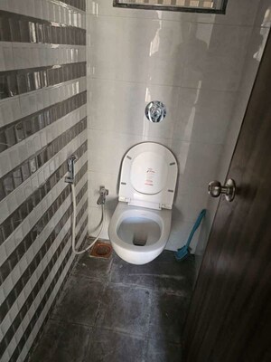 Bathroom in 1 BHK Apartment at Bhairaav Goldcrest Residency, Ghansoli – for Rent