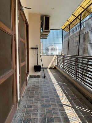 Balcony in 5 BHK Apartment at The Hare Krishna CGHS, Sector 45 – for Sale