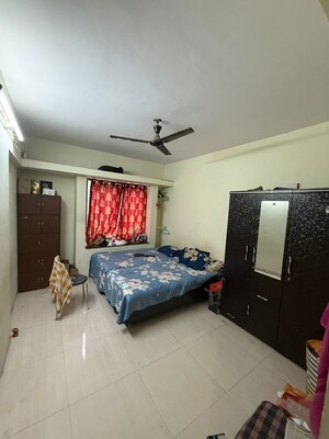 Bedroom in 2 BHK Apartment at Suyog Shree Apartment, Pimple Nilakh – for Rent
