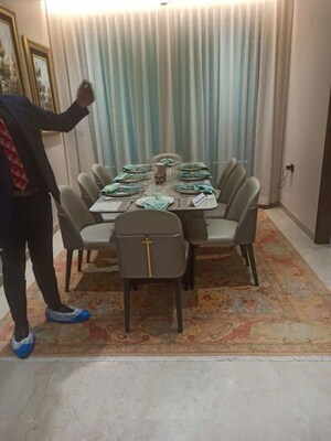 Dining area in 3 BHK Apartment at Central Park The Orchard, Sohna Sector 33 – for Rent