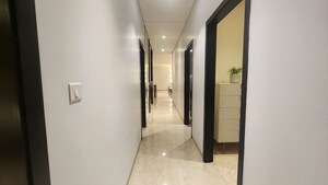 Building Lobby in 4 BHK Apartment at Oberoi Realty Esquire, Goregaon East – for Sale