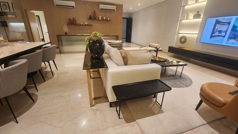 Living Room, oberoi-realty-esquire 4 Bedroom 3032 Sq.Ft. Apartment In Goregaon East Mumbai 10776654